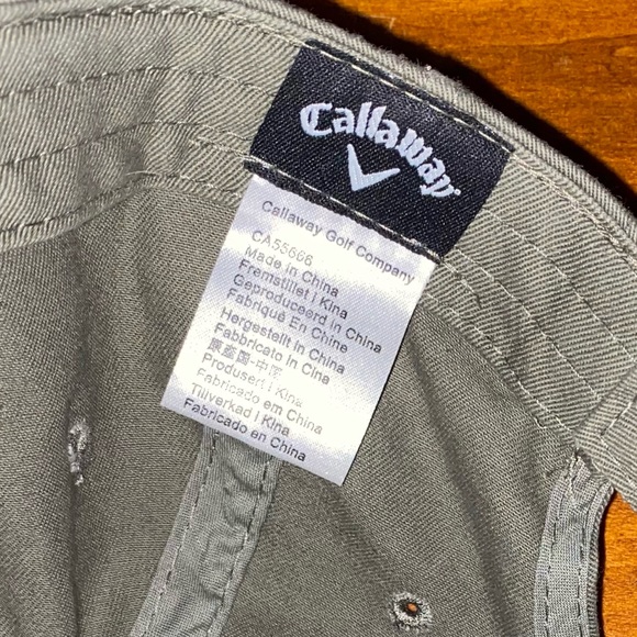 CALLAWAY Golf Odyssey RAZR Hat Cap Adjustable Embroidered Dark Green unisex - Picture 3 of 7